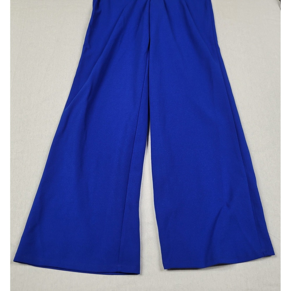 Crystal Sky Royal Blue Strapless Wide-leg Jumpsuit Womens Size S - Picture 2 of 8